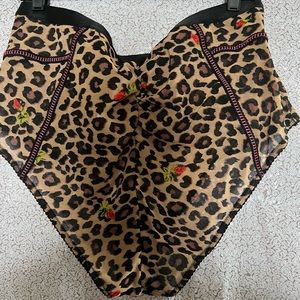 NWT Torrid Betsey Johnson Leopard Mesh Panty Size 3